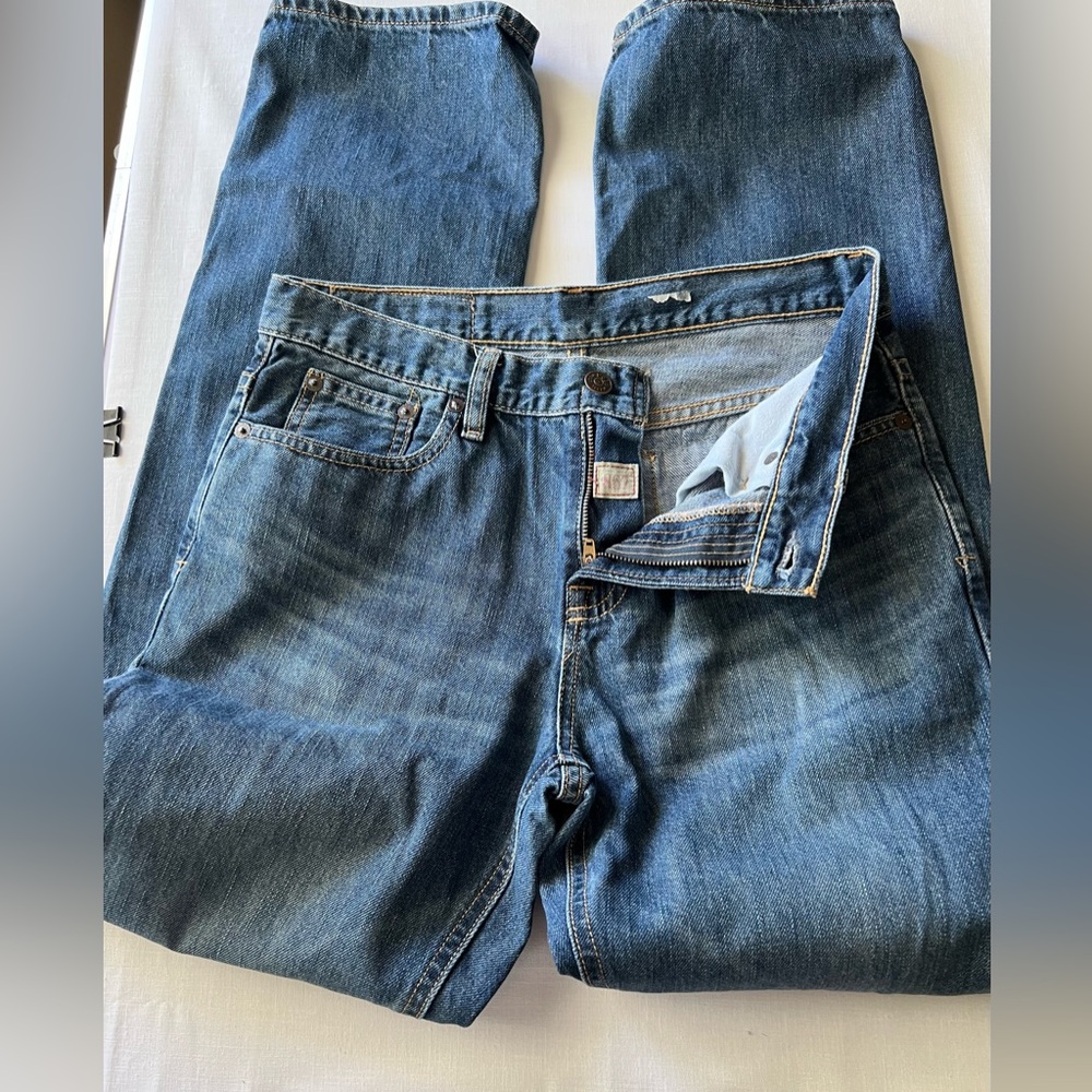 Polo Ralph Lauren Size 16 Women's Blue Jeans Denim 30X30 Made Cotton - Picture 6 of 6